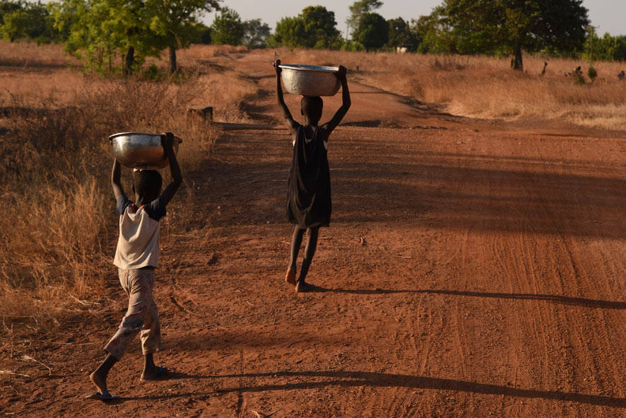 Still some families must walk long distances to get clean water